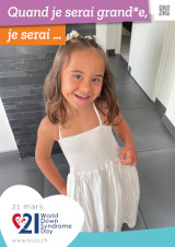 Affiche pour la journée mondiale de la trisomie 21