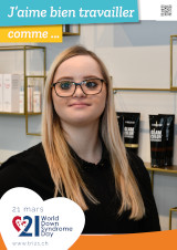 Affiche pour la journée mondiale de la trisomie 21