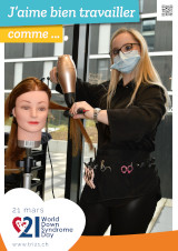 Affiche pour la journée mondiale de la trisomie 21