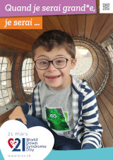 Affiche pour la journée mondiale de la trisomie 21