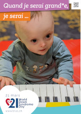 Affiche pour la journée mondiale de la trisomie 21