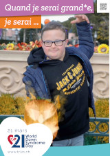 Affiche pour la journée mondiale de la trisomie 21