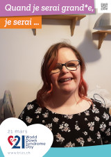 Affiche pour la journée mondiale de la trisomie 21