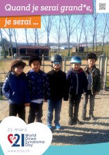 Affiche pour la journée mondiale de la trisomie 21