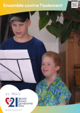 Affiche pour la journée mondiale de la trisomie 21