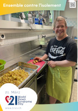 Affiche pour la journée mondiale de la trisomie 21