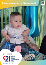 Affiche pour la journée mondiale de la trisomie 21