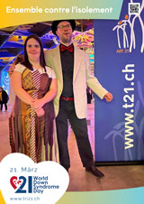 Affiche pour la journée mondiale de la trisomie 21