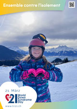 Affiche pour la journée mondiale de la trisomie 21