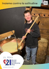 Poster per la Giornata mondiale della sindrome di Down